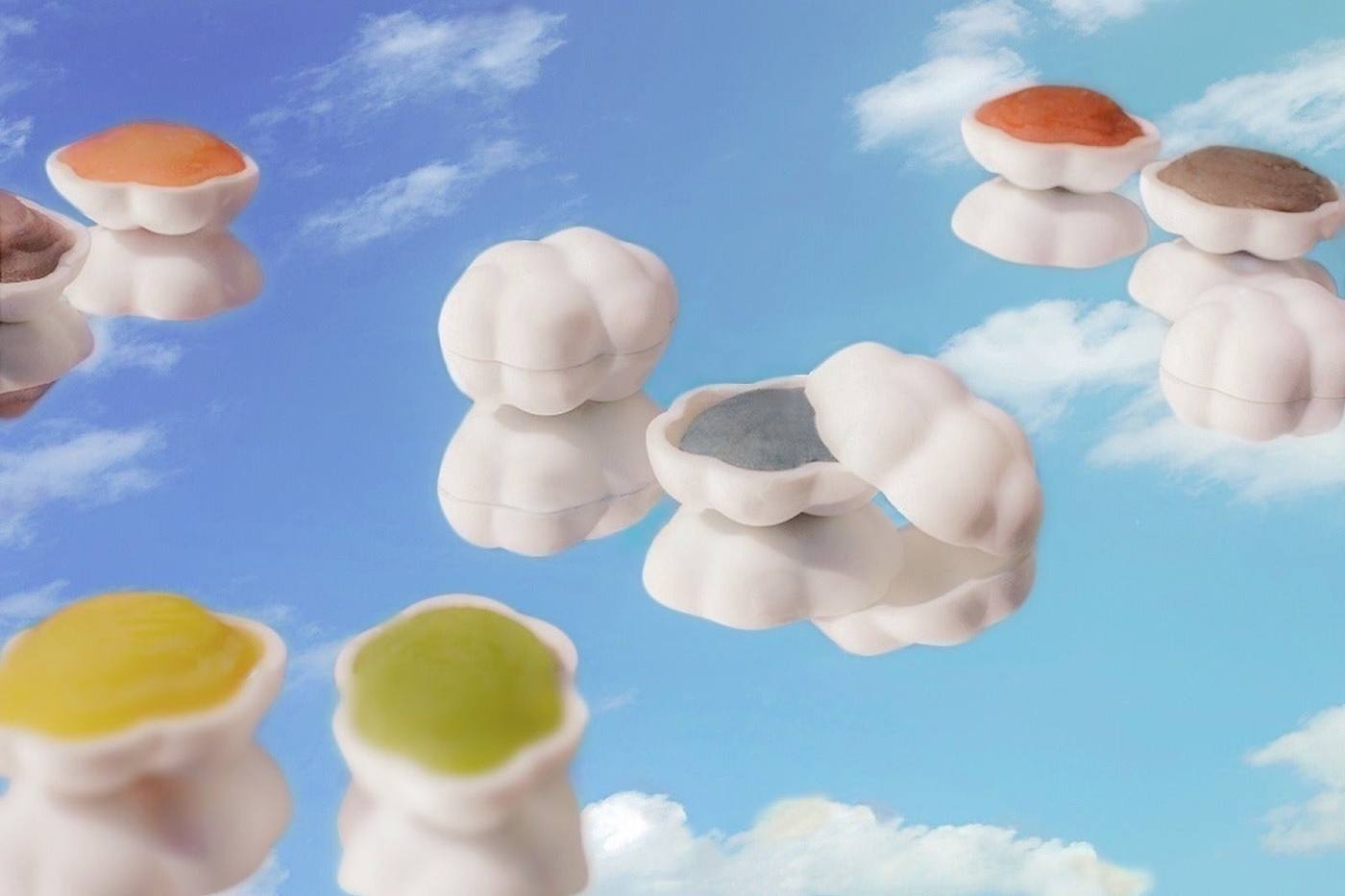 空に浮かぶ雲をイメージしたビジュアル